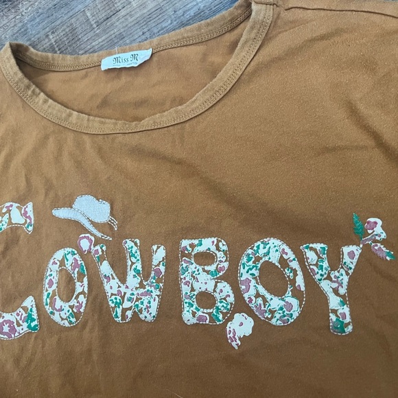 Miss Me Orange Crop Top Casual Style - Picture 3 of 3